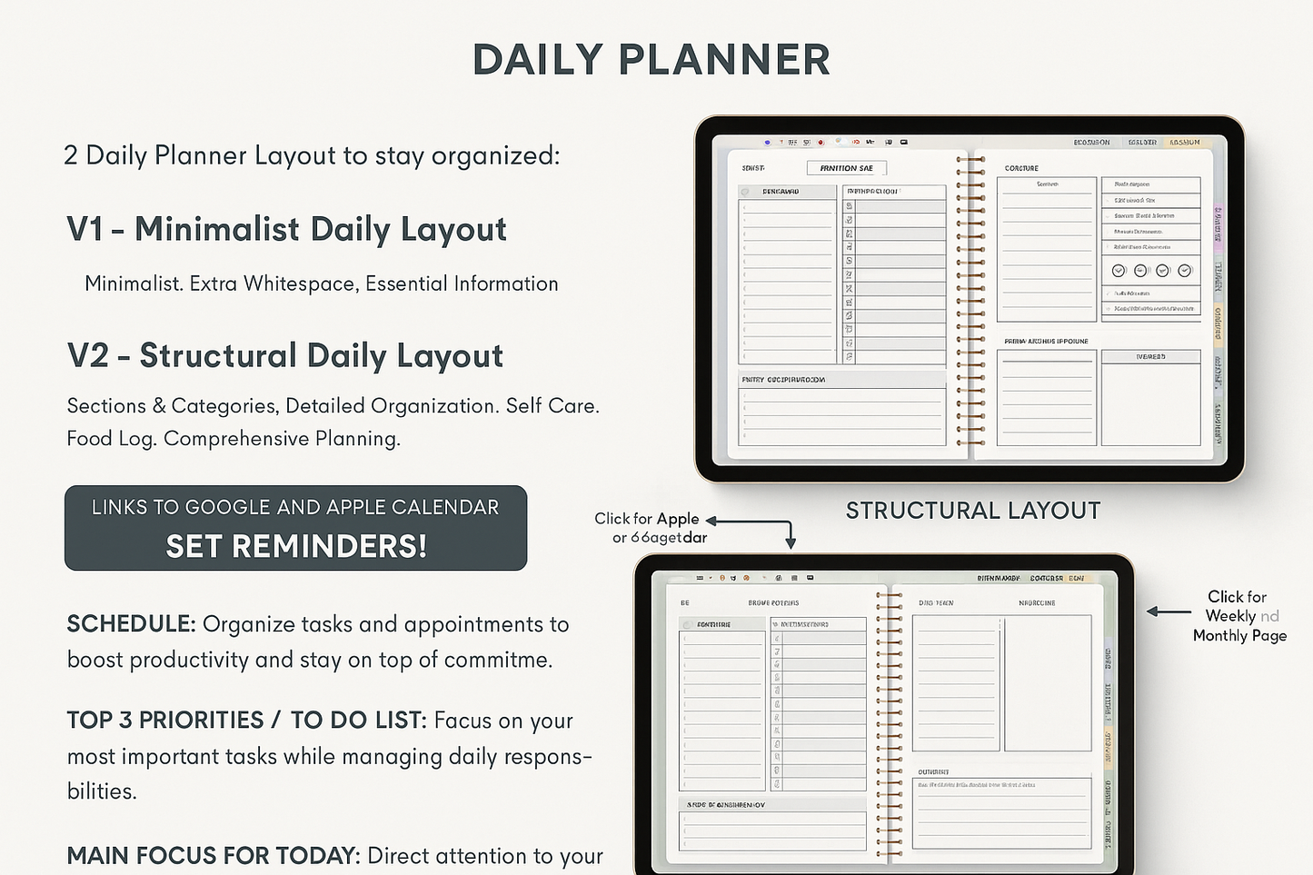 Digital Productivity Planner