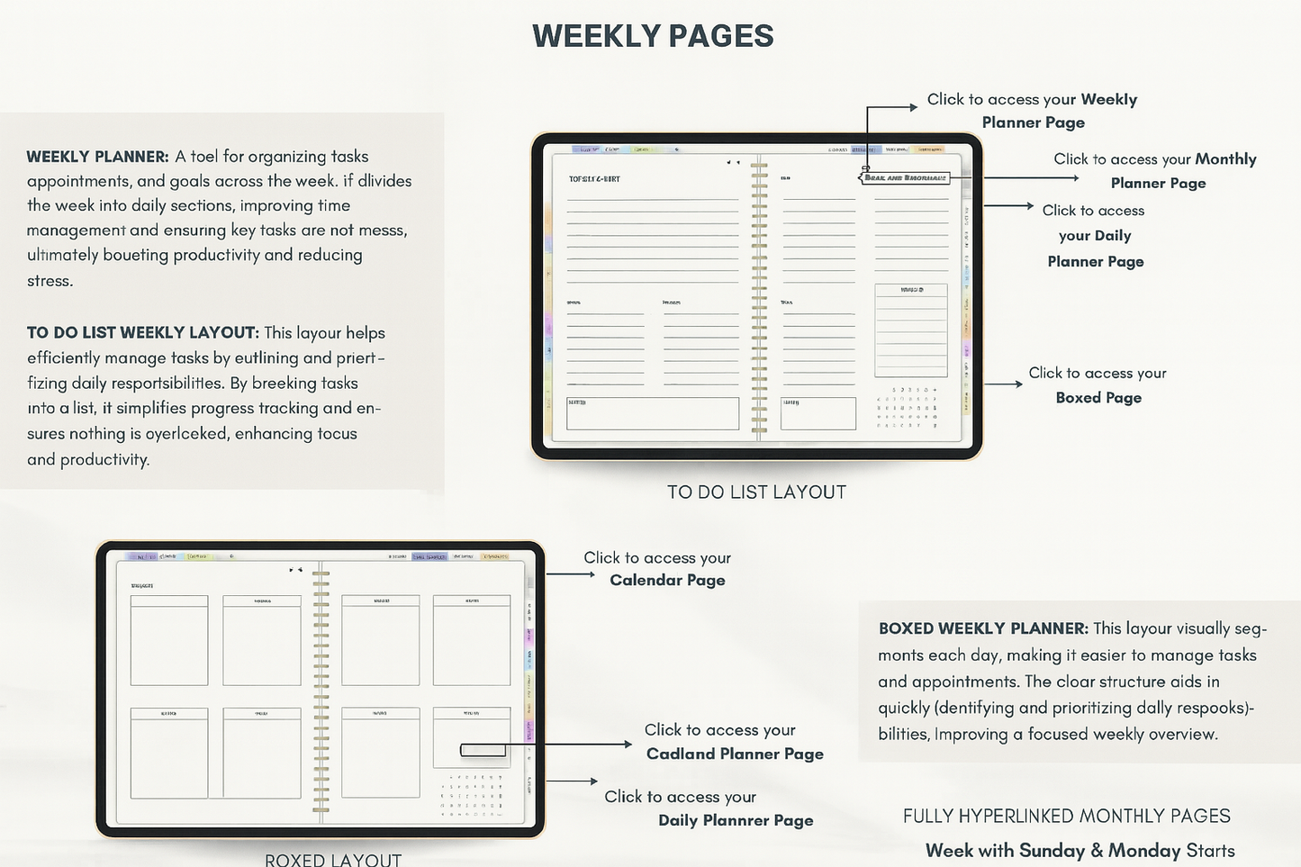 Digital Productivity Planner