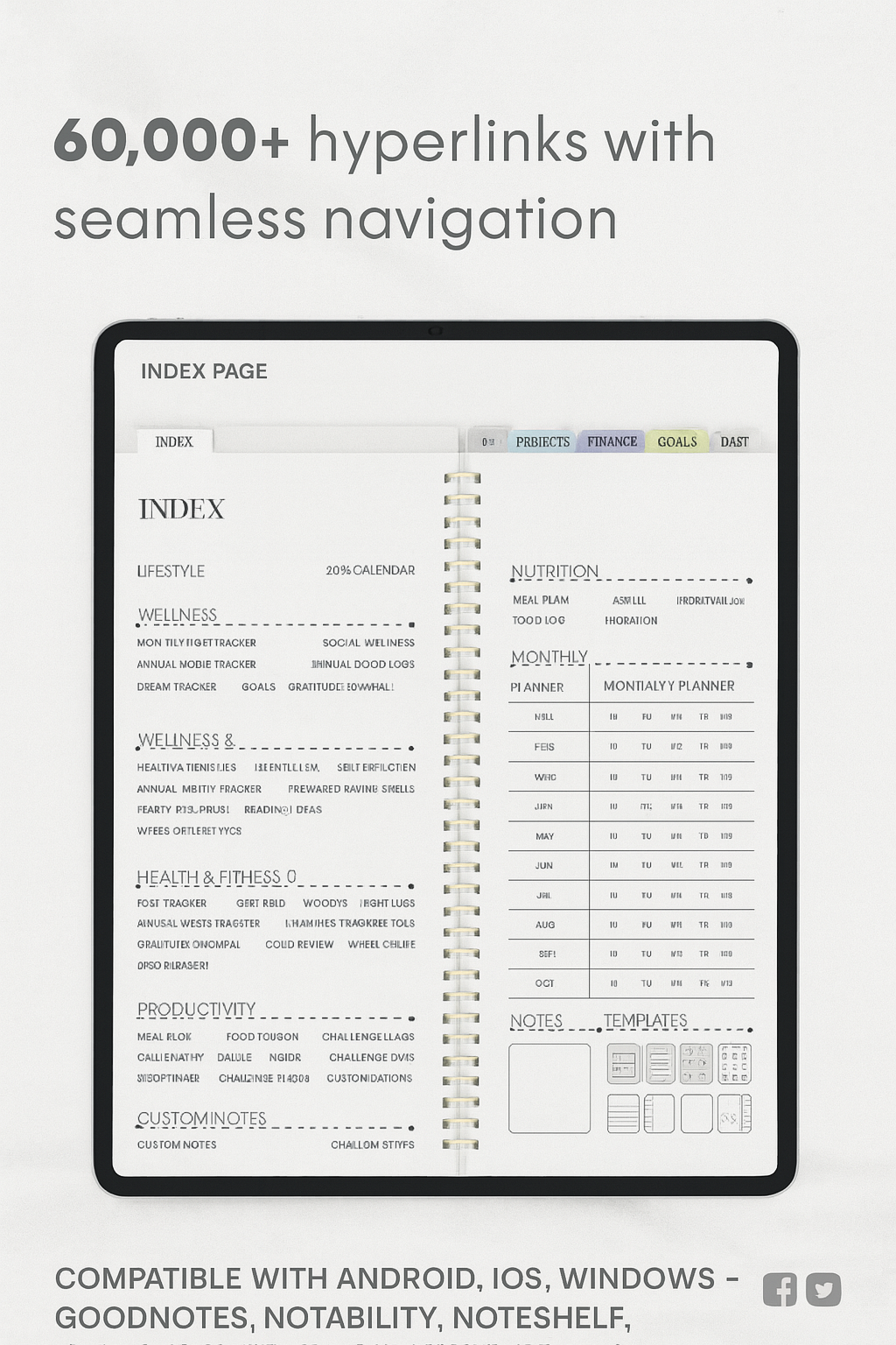 Digital Productivity Planner